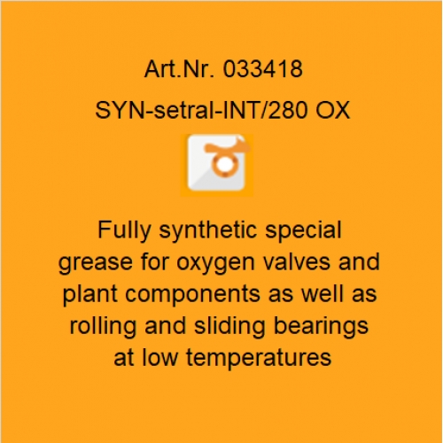SYN-setral-INT/280 OX (PFPE & white solid lubricants)